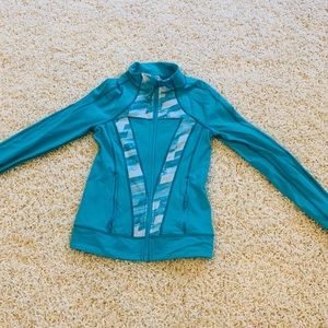 Tourquoise and white ivviva jacket